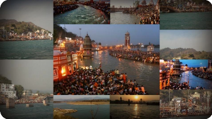 Starobilé a pútnické mesto Haridwar na severe Indie s posvätnou riekou Gangou, miesto konania Inner Awakening a eN-Génius